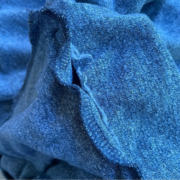 UGG Women's Blue/Gray Long Sleeve Cozy Shirt Soft Size Large 100% Cotton - Picture 8 of 8